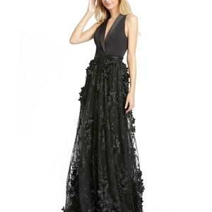 Mac Doggal Black Tuxedo Dress